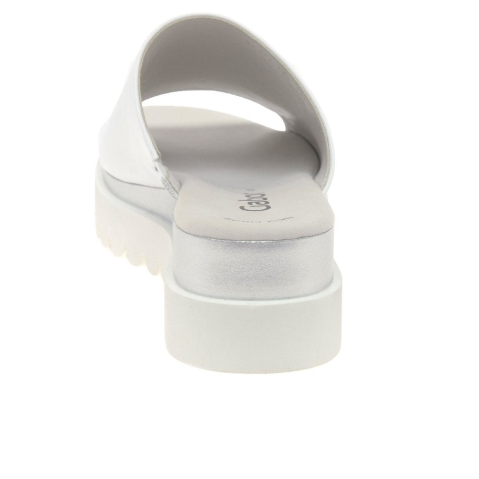 Gabor Blanc | Mules Plateforme Exclusives Emily-rose Pour Femmes